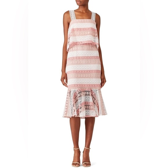 Shoshanna Dresses & Skirts - NWT Shoshanna lace Dunham dress blush pink sz 4